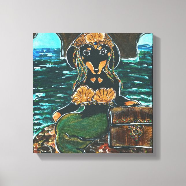 TOILE DAUPHIN DACHSHUND (Recto)