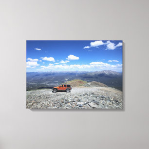 Toile d'aventure de montagne Jeep
