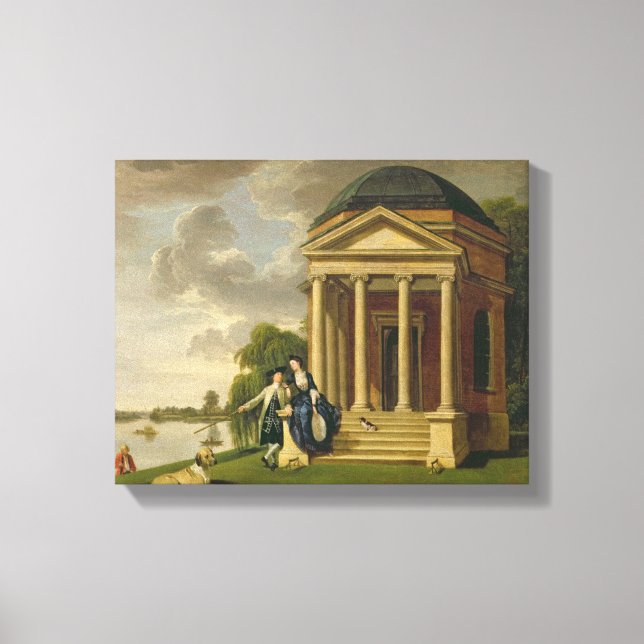 Toile David Garrick (1717-1779) et sa femme par son temp (Recto)