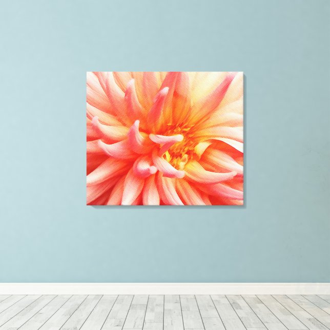 Toile Dazzling Flower (Insitu (Plancher de Bois))