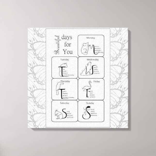 Toile De beaux jours pour vous (Recto)