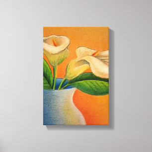 Toile de Calla Lilies