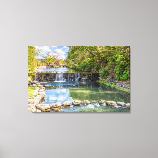 Toile de cascade de Siloam Springs Sager Creek (Recto)