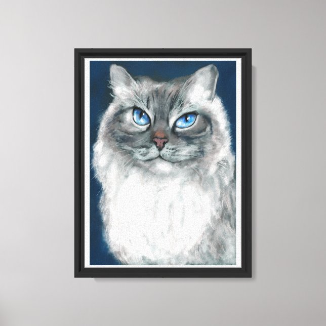 Toile de chat sibérien  (Recto)