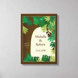Toile de chêne mariage