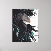 Toile de cheval Majestic Imprimer par Bihrle