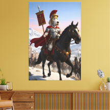 Toile de chien anthropomorphe Spinone italien géni