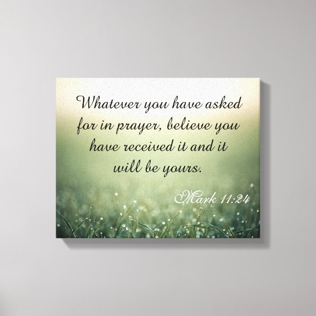 Toile de citation biblique (Recto)