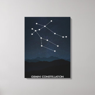 Toile de Constellation Gemini | Décoration De Cham
