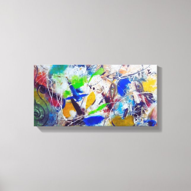 Toile de couleurs abstraites  (Recto)