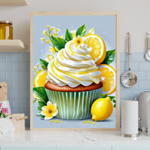 Toile de cuisine et de boulangerie Cupcake au citr