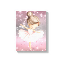 Toile de danseuse ballerine étincelante