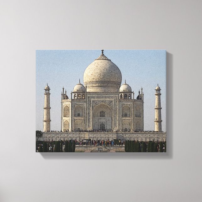 toile de dessin animé taj mahal (Recto)