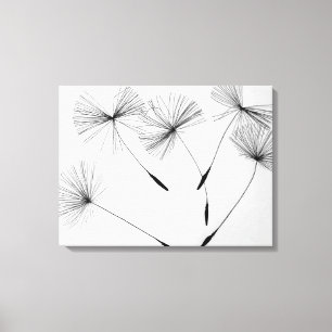 Toile de dessin de pissenlit