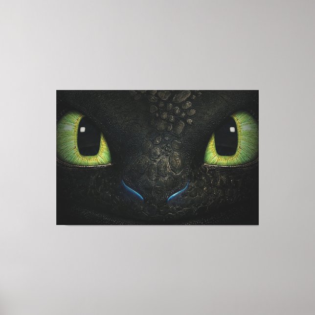 Toile de Dragon sans dents Premium Wrapped (Gloss) (Recto)
