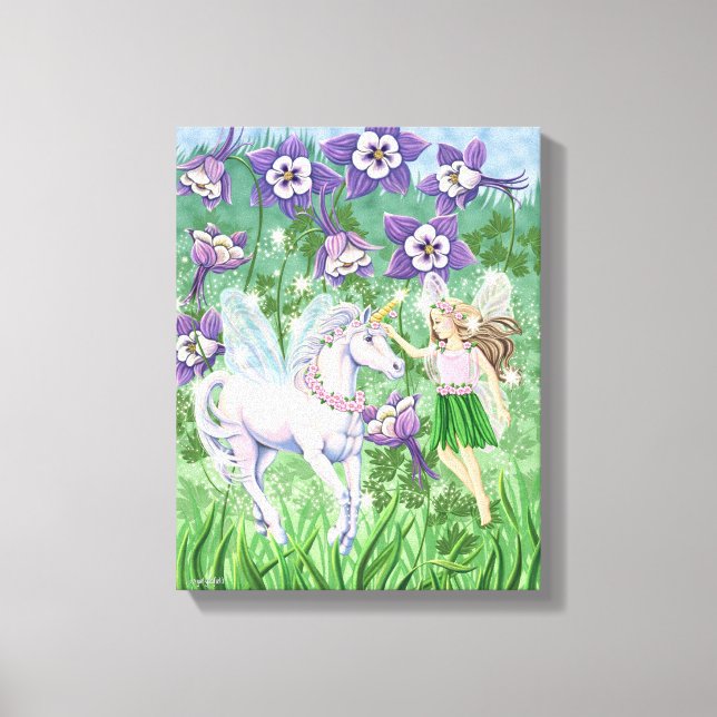 Toile de fée Unicorne (Recto)