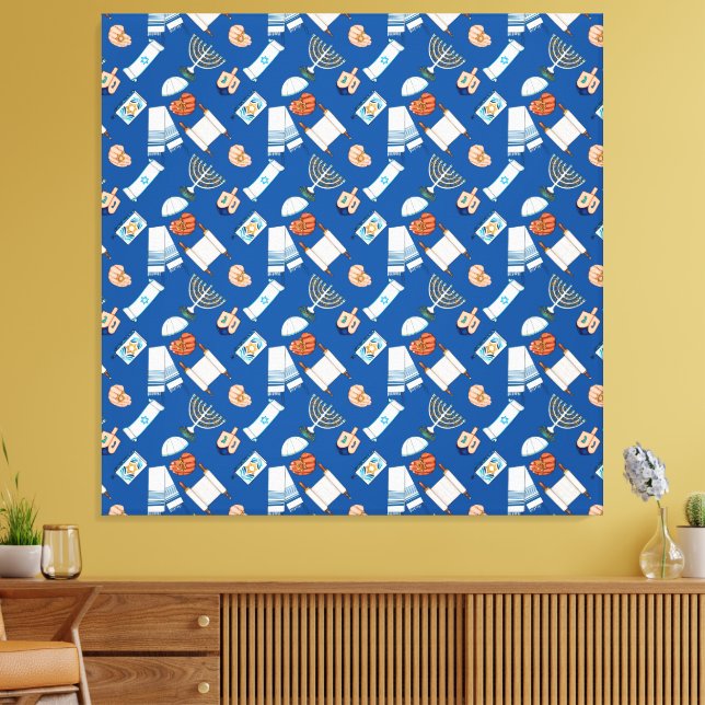 Toile de fond de Hanukkah amusante (Insitu(Salon))