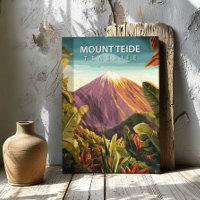 Toile de fond du mont Teide Tenerife Affiche de vo