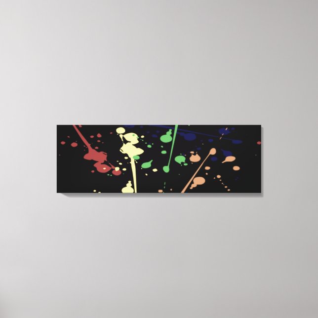 Toile de fond éclaboussée de peinture (Recto)