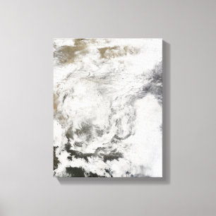 Toile De fortes chutes de neige en Chine