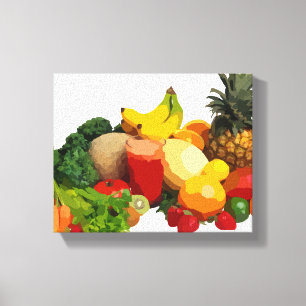 Toile de Fruit et Végétal Enveloppé