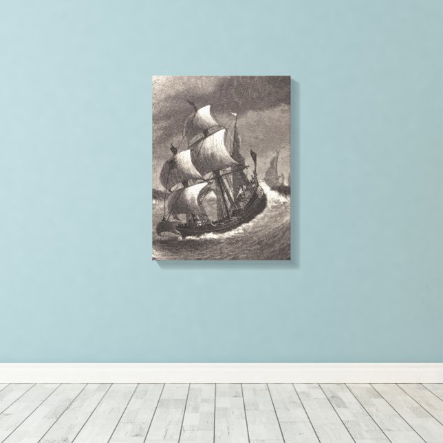 Toile De Galeries De Pyrate Qui Se Déverseront, Ingelow (Insitu (Plancher de Bois))