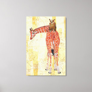 Toile de girafe et de hibou