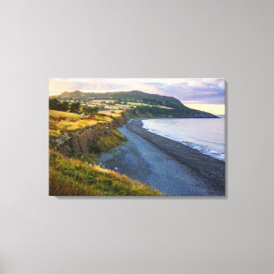 Toile de Greystones Beach   Côte Irlandaise