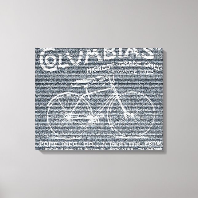Toile de jeans pour vélos ancien modèle (Recto)