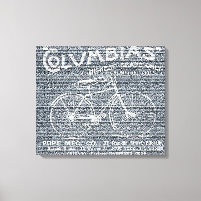 Toile de jeans pour vélos ancien modèle (Recto)