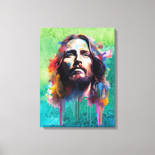 Toile de Jésus Portrait Imprimer