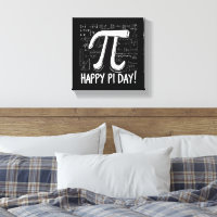 Toile de jour Pi Imprimer - Art mathématique éléga