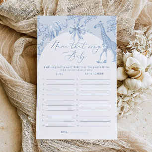 Toile de Jouy Baby shower Nom du jeu