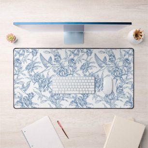 Toile de Jouy bleue française