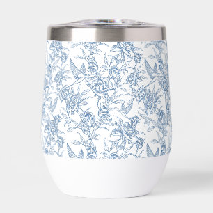 Toile de Jouy bleue française