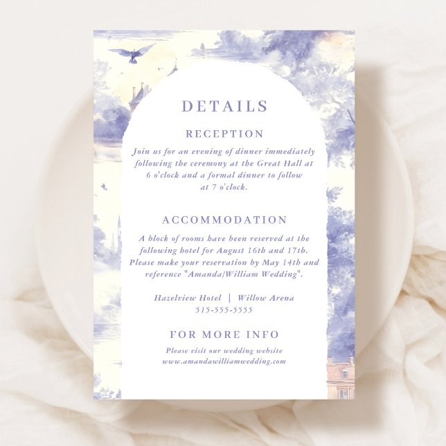 Toile de jouy Détails Carte de boîtier (Créateur téléchargé)