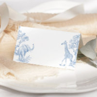 Toile de jouy Safari minimaliste des cartes de lie