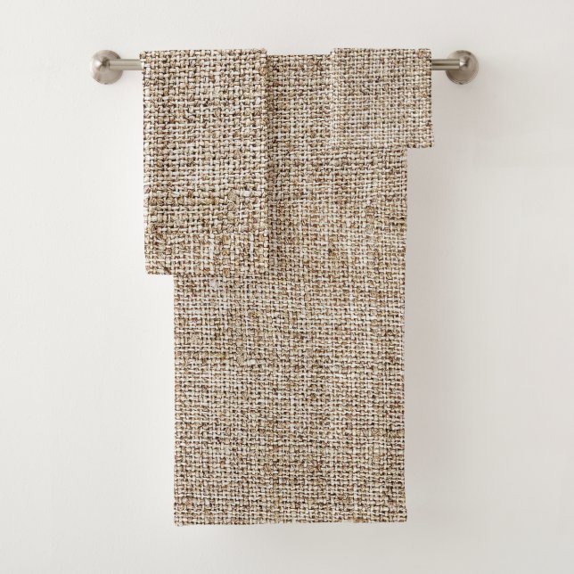 Toile de jute de ferme rustique (En situation)