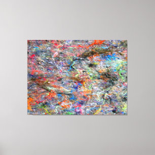 Toile de la Galerie Art Splatter Abstraite couleur