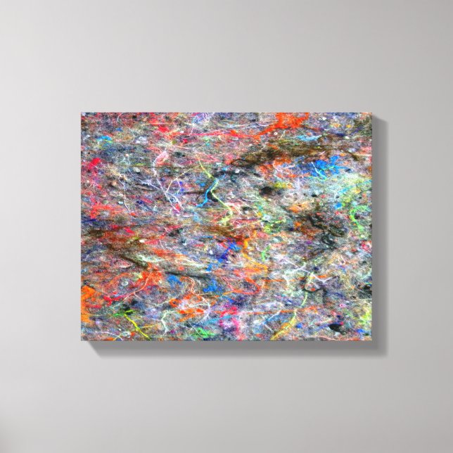 Toile de la Galerie Art Splatter Abstraite couleur (Recto)