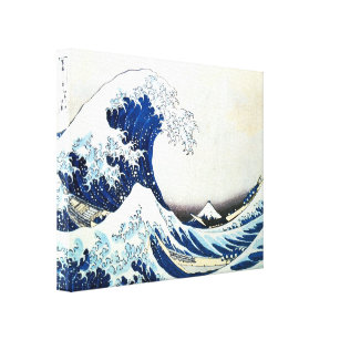 Toile "De la grande peinture japonaise vague" par