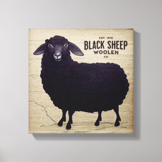 Toile de lin de la ferme Black Sheep Woolen Co. (Recto)