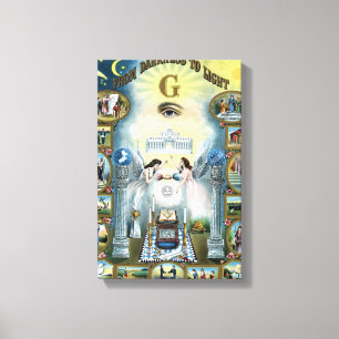 Toile De l'obscurité à la lumière