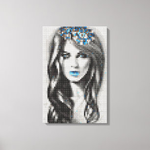 Toile de luxe Blue Elegance Art