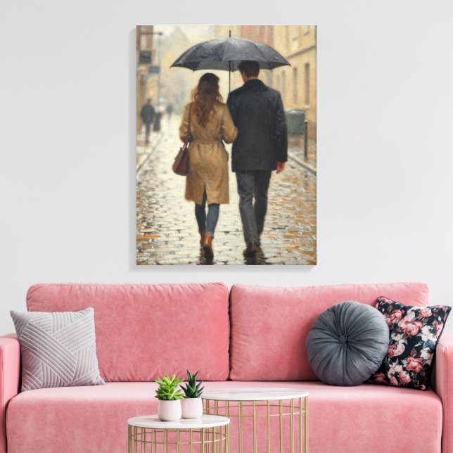 Toile de luxe encadrée 45 x 60 cm (Insitu(Salon))
