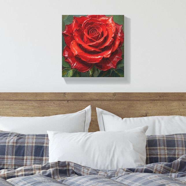 Toile de luxe encadrée SPNP_Rose_Premium (Insitu(Chambre))