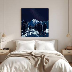 Toile de luxe Mount Everest Caravane de Nuit