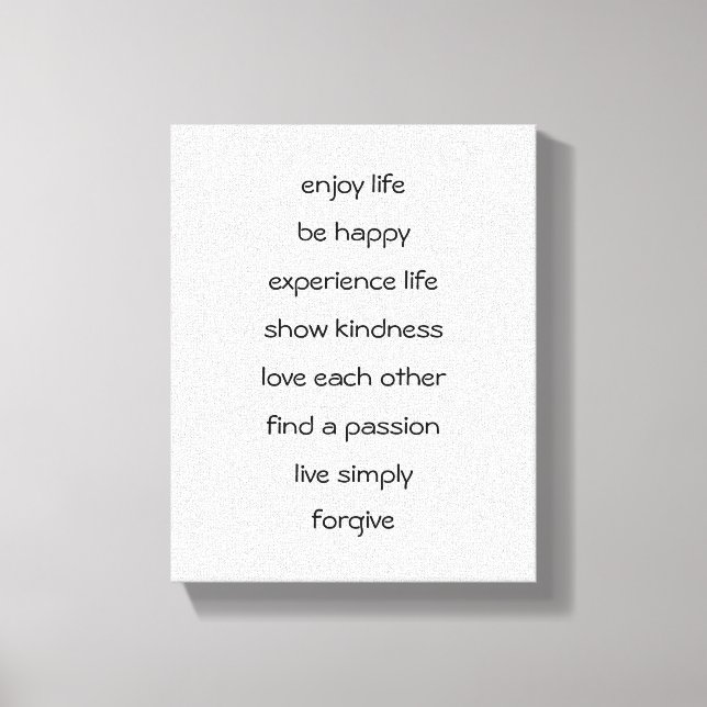 Toile de message spirituel Chemin de Vie (Recto)