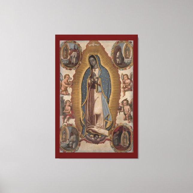 Toile de Notre-Dame de Guadalupe (Recto)