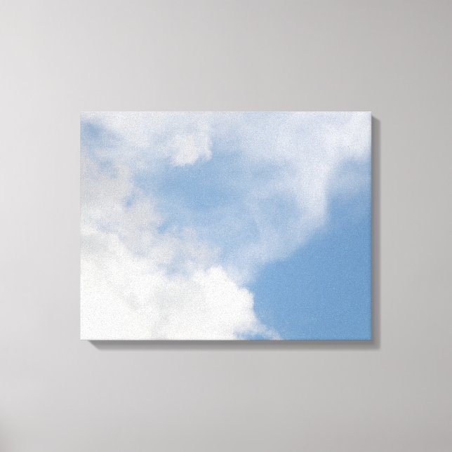 Toile de nuages fluides Imprimer (Recto)